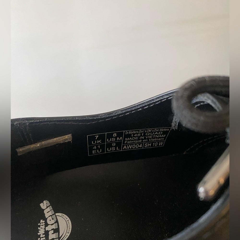 Dr.Martens Black Leather Platforms - Picture 4 of 6